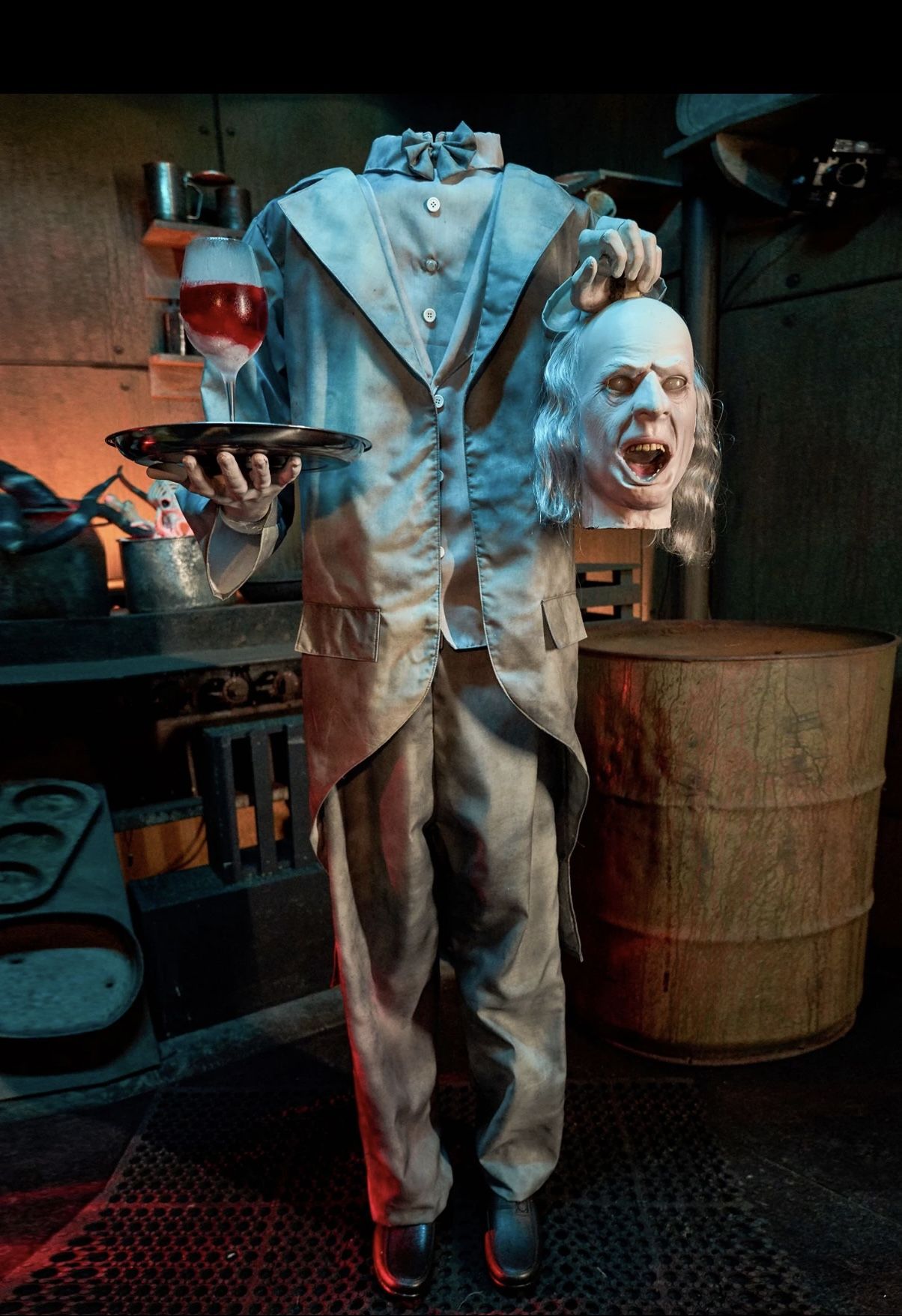 Headless help Full Size Haunted Butler Halloween Prop