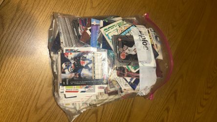 Big bag of sport cards