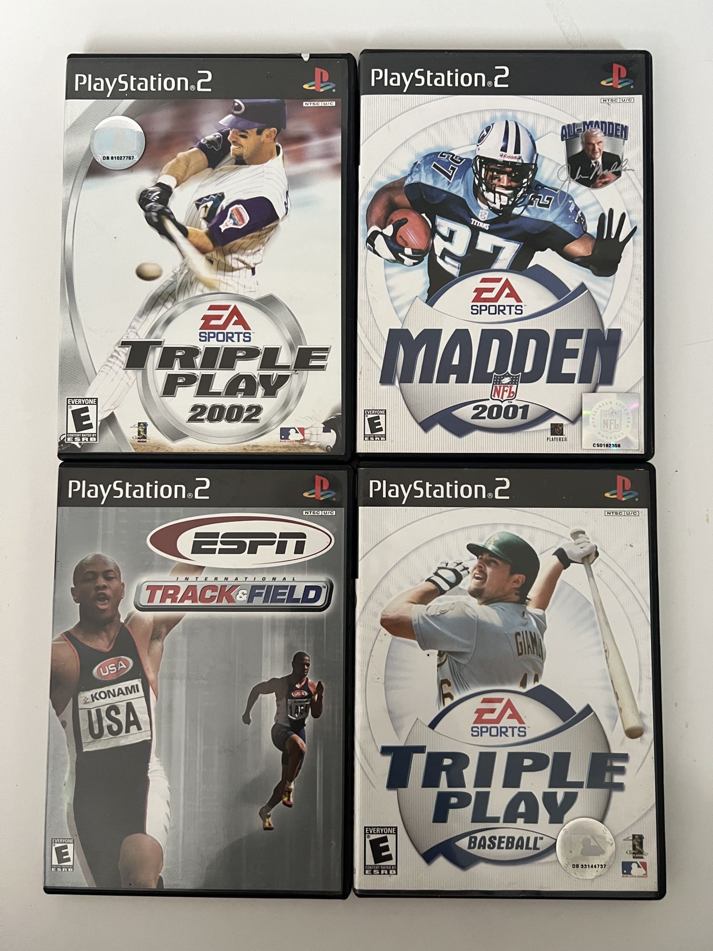 PlayStation 2 PS2 EA Sports & ESPN Track & Field Lot of 4 Games 