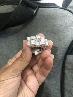 Engagement ring silver