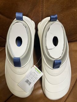 New Crocs Echo Storm Shoes, White, Unisex Size 10M/12W