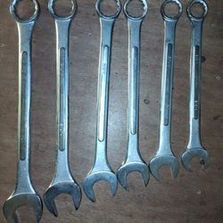 6 Pc Jumbo Wrench Set