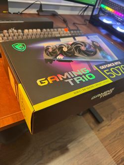MSI Geforce RTX 5070 Ti Gaming Trio OC with 360 AIO free gift