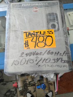 Tankless water heater