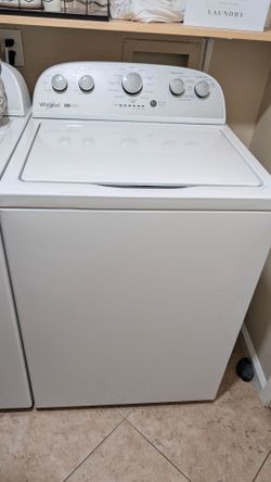 Whirlpool Top Load Washing Machine and Dryer
