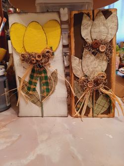 Cute Table Top Signs,  9"Inches Tall, $8 For Both