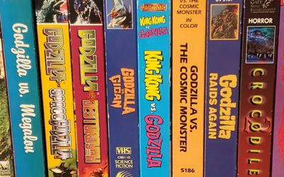 Godzilla VHS Monster Movie Bundle
