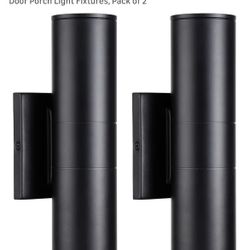 LEONLITE Integrated LED Cylinder Up Down Wall Light Outdoor,