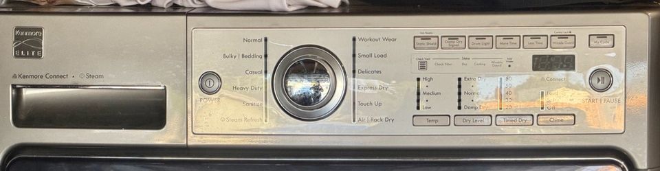 ) Kenmore Connect •  gas dryer