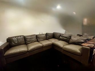 Free Leather Couch.