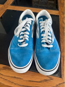 Blue and White Vans