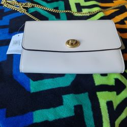Cartera Coach Nueva Original De Piel 