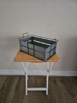 Vintage Galvanized Basket