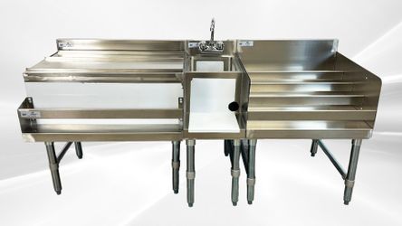 NSF 66 ins Stainless Steel Combination Cocktail Station FS301224
