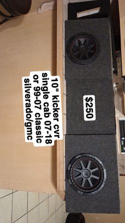 Ported box 10" kicker cvr dvc 4 ohms