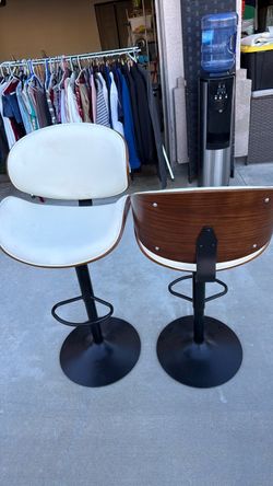 Mid-Century Modern Bar Stools Set of 2
