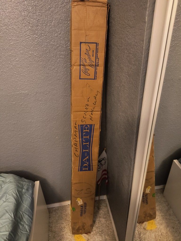 FREE DA-LITE Projection Screen And Slide Trays