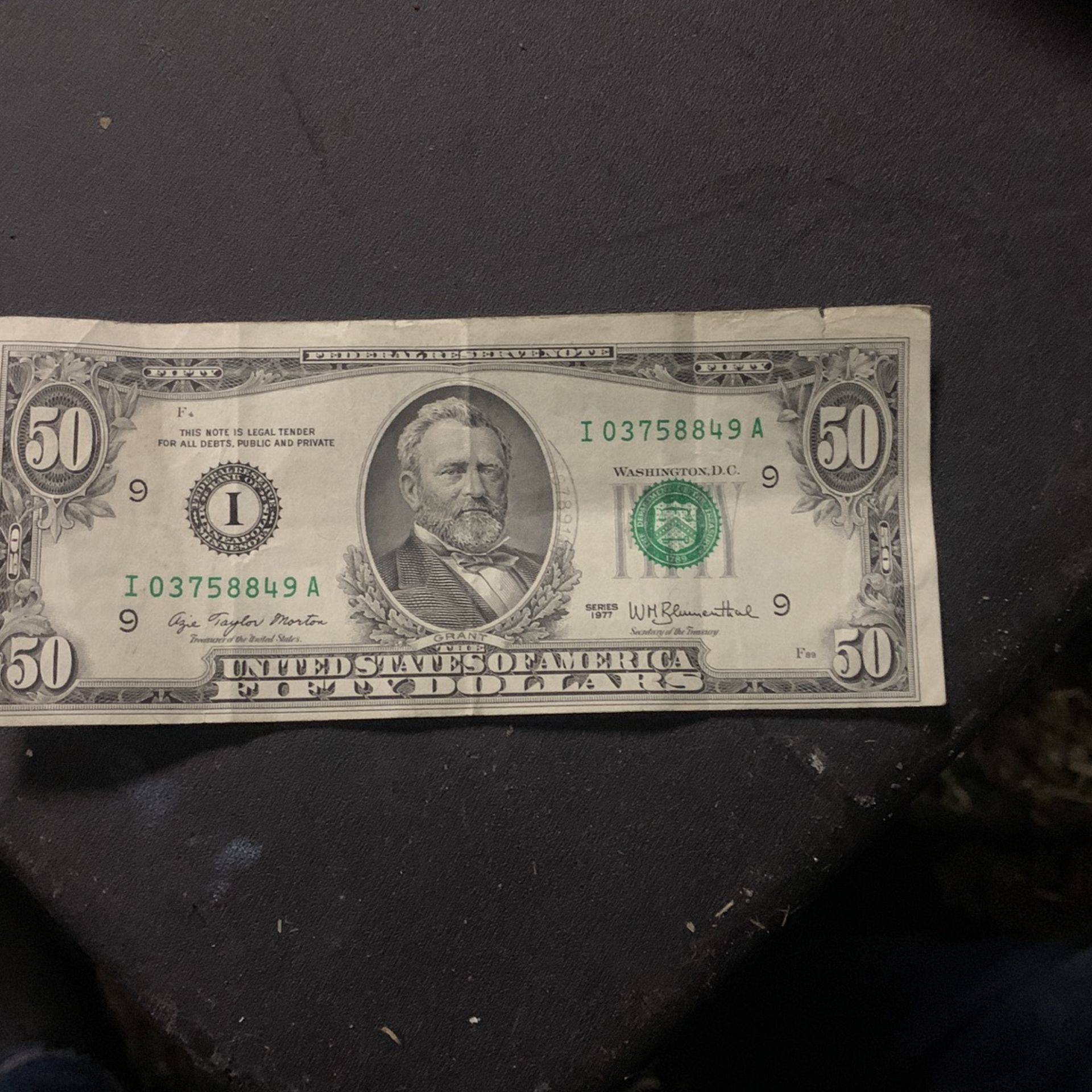 $50 Bill 1977