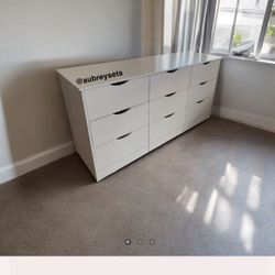 White 9 Drawer Dresser Jumbo 
