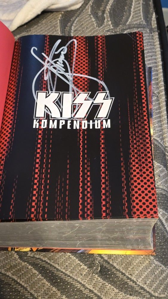 Kiss Comic Signed By Gene Simmons