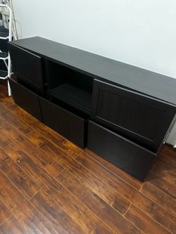 Black TV Stand