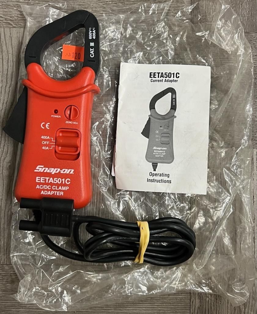 Snap On (EETA501C) 400 A 40A AC/DC Amp Clamp (New)