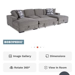 Sectional - U Shaped - Dual Chaise - Sleeper