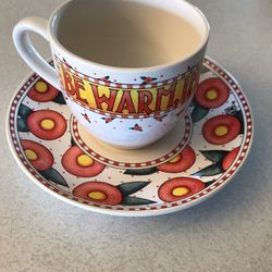 Vintage Mary Engelbreit Cup & Saucer