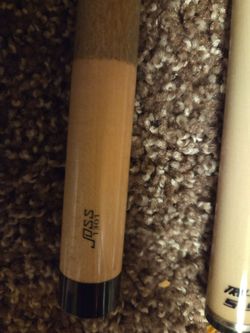 Pool cues for sale joss and a vintage cuetec