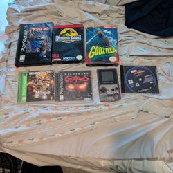 Nes And Ps1 Hitters Cib ..Gameboy Color