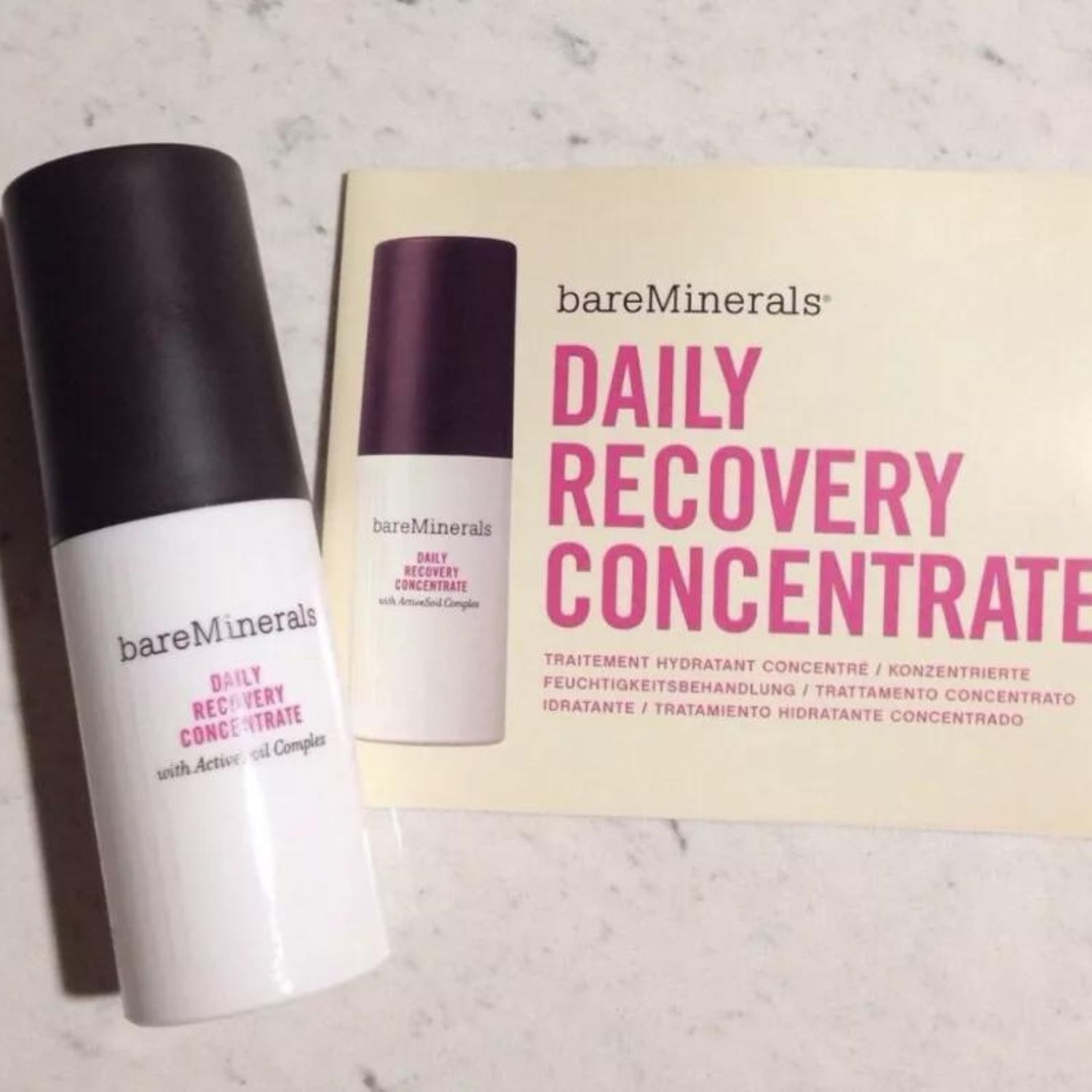 BareMinerals Daily Recovery Concentrate, Powerful formula designed to help your skin replenish and retain moisture 2oz