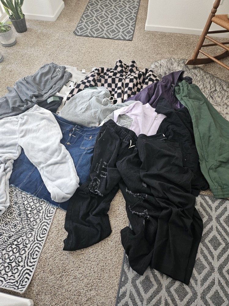 Brand New Clothing Bundle – Hoodies, Joggers, Tops & More (Women’s Xl/3x)