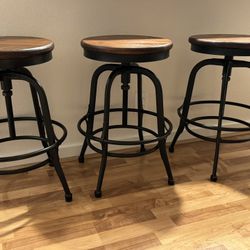 Pottery Barn Counter Stools - Set of 3 - $150 or reasonable offer