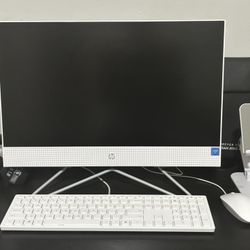 HP All-in-One Desktop Computer 21.5" FHD, Intel Core Celeron J4025 Processor, DDR4 and SSD, Intel UHD Graphics 6000