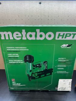 Metabo HPT Multi-Volt 3-1/2-in 21 -Degree Cordless Roundhead Framing Nailer (Battery Included and Charger