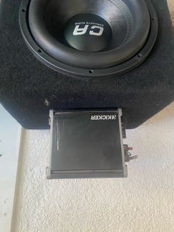 Brand new sub and amp combo
