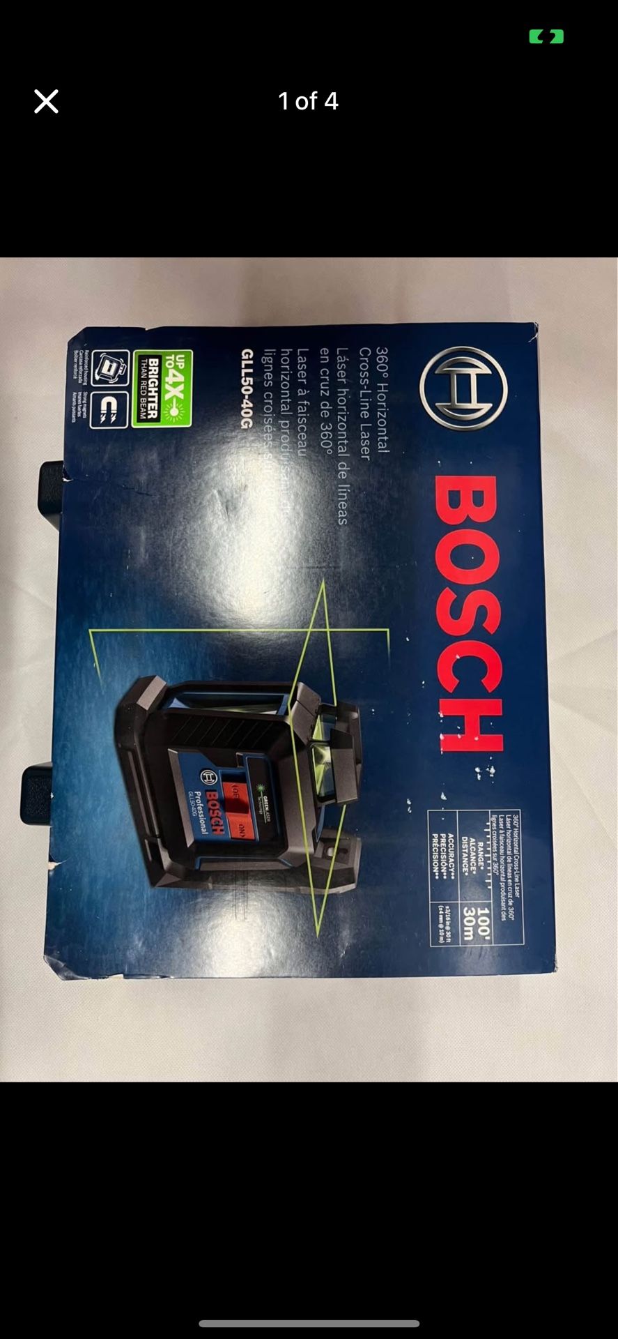 Bosch Lasers measures & Accessories