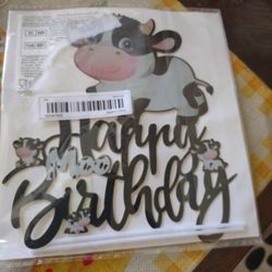 Cake Topper (Cows)
