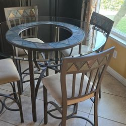Glass Top Kitchen Table