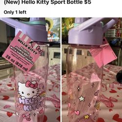 (New) Hello Kitty Pink Sport Bottle $5