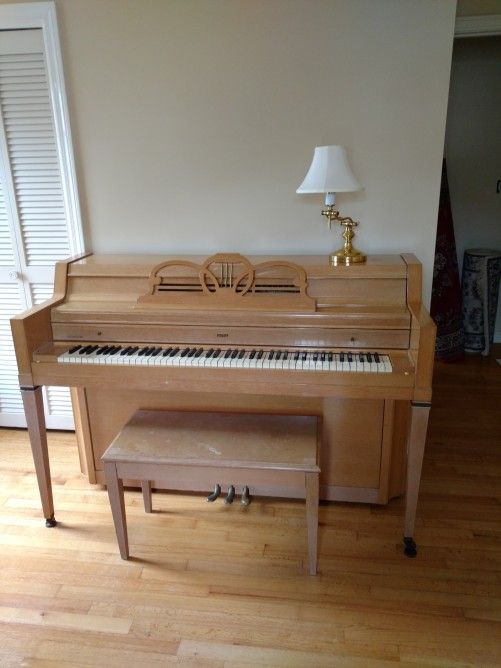 Everett Upright Piano by Steinert & Sons