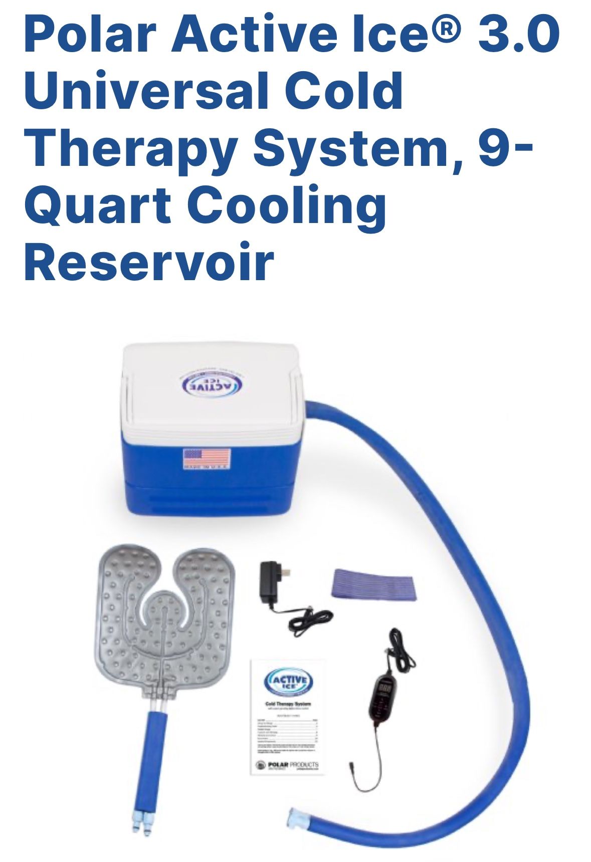 Polar Ice Therapy Machine