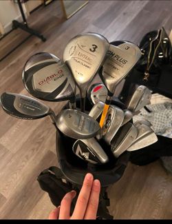 Golf clubs And ping golf bag