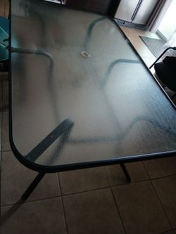Glass Outdoor Table (Very Urgent To Sell) 