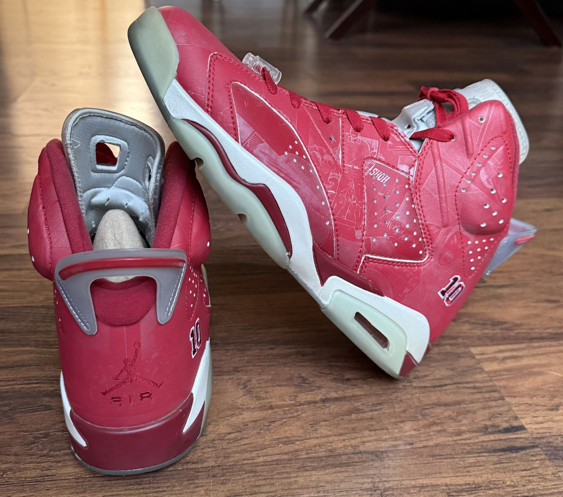 Air Jordan 6 Retro Slam Dunk Varsity Red Size 10 w/ Box – Rare 