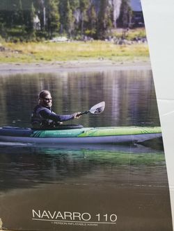 Aquaglide Navarro 110 inflatable raft.