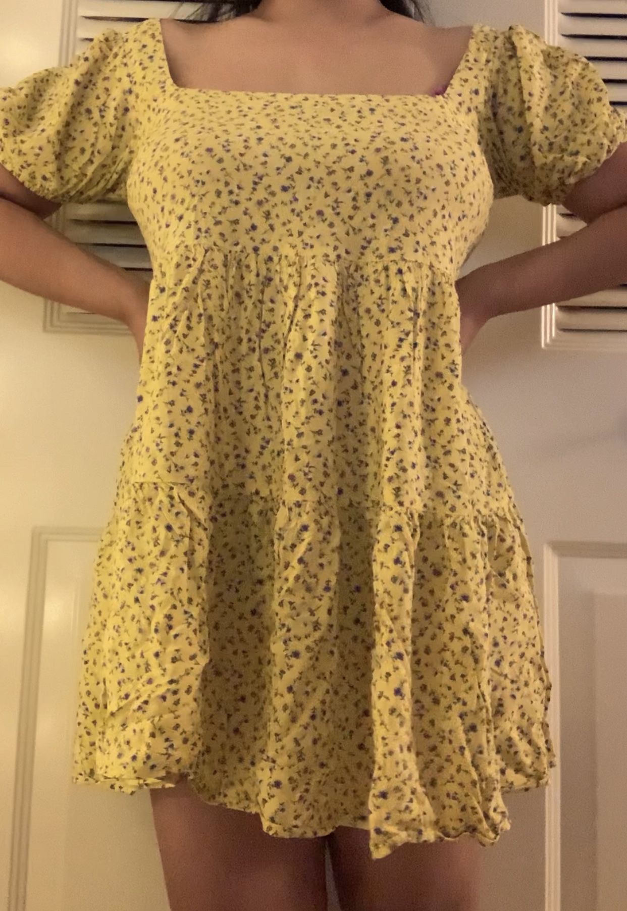 Yellow Flower Dress 