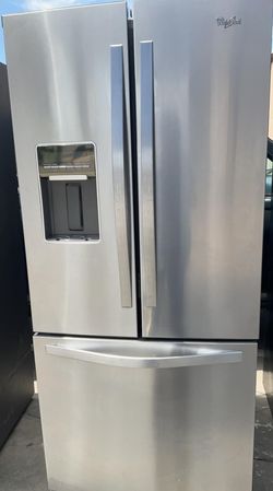 Whirlpool 3 Door Stainless Steel Refrigerator Fridge
