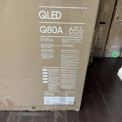 AMSUNG 65-Inch Class QLED Q80A Series - 4K UHD Direct Full Array Quantum HDR 12x Smart TV with Alexa Built-in and 6 Speaker Object Tracking Sound - 60
