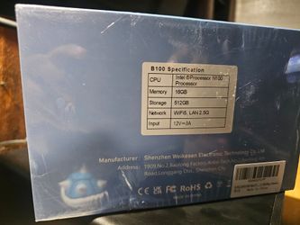 Mini Pc BOSGAME B100 16GB DDR4 500GB NVME